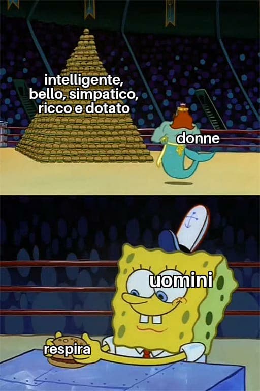 Perché noi uomini siamo esseri semplici...