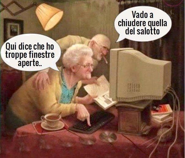 Le nonne e internet