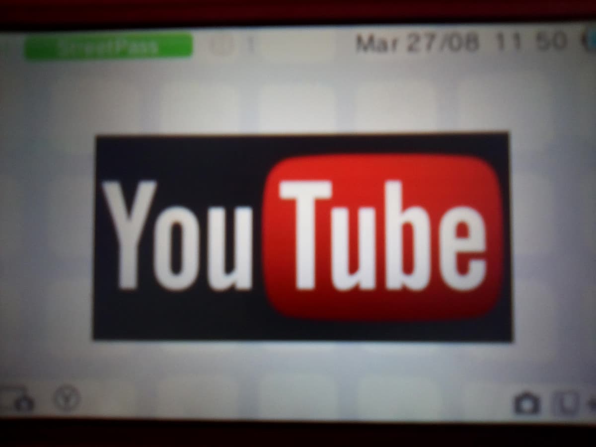 Guardare YouTube sul 3ds, il sogno di una vita