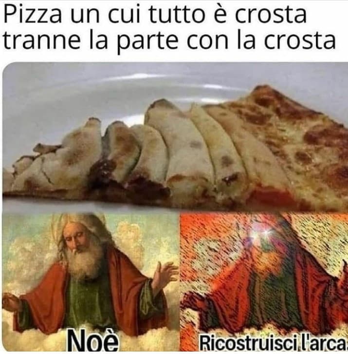 e veloce Noè!  ahahah