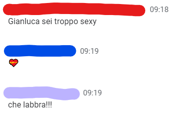 nessuno: i miei compagni di classe sulla chat di meet: