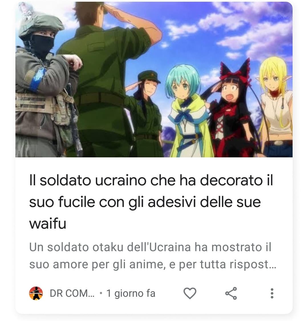 Lui si che è un soldato