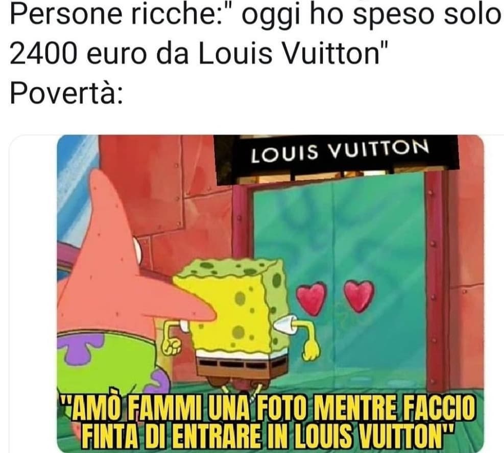 Noi ridiamo , ma la maggior parte delle persone ci flexano pure nella versione povera