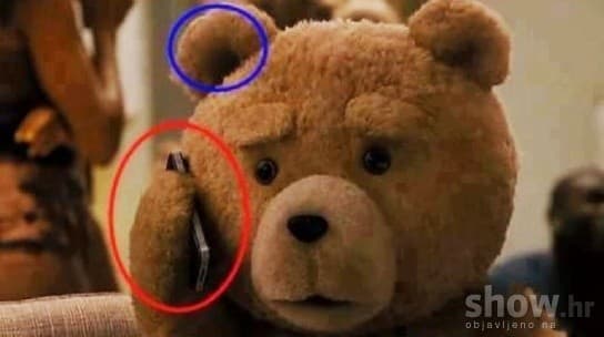 Che errore hahah oppure Ted ha il super udito ??