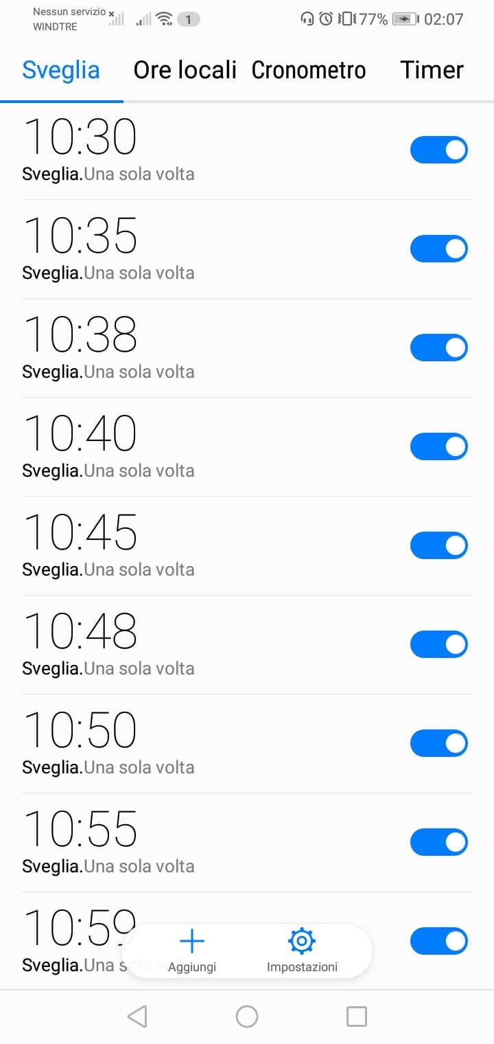 Basteranno per svegliarmi prima delle 11:00?!?!