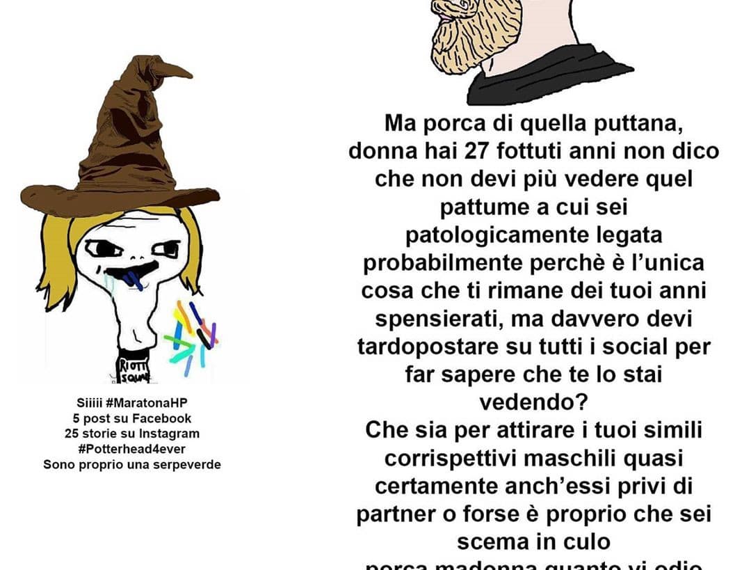 Quanto vero cazzo, HP la vita ok, ma cazzo vi do una serie di pugni a voi nazi-potterhead madonna