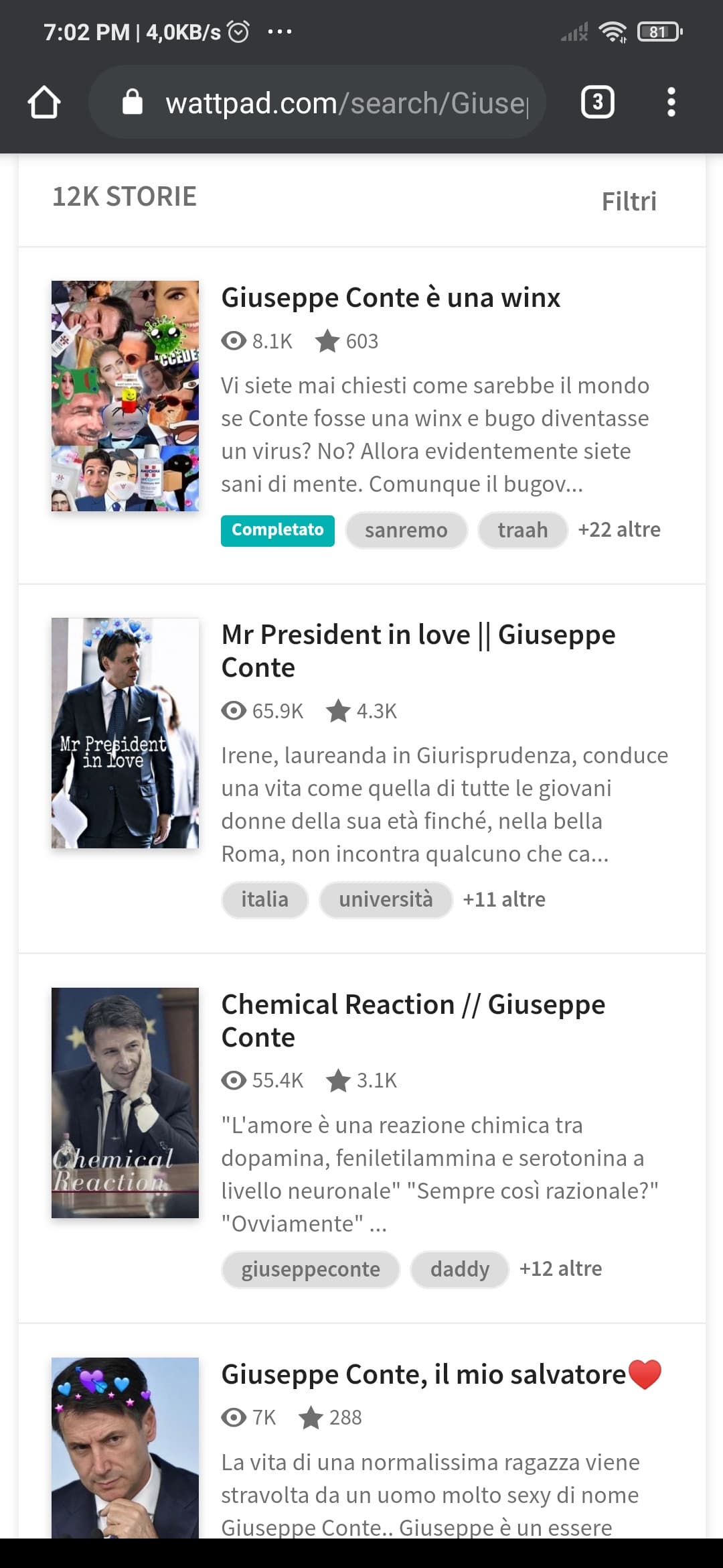 Giuseppe conte è una Winx... SIAMO SERI?!