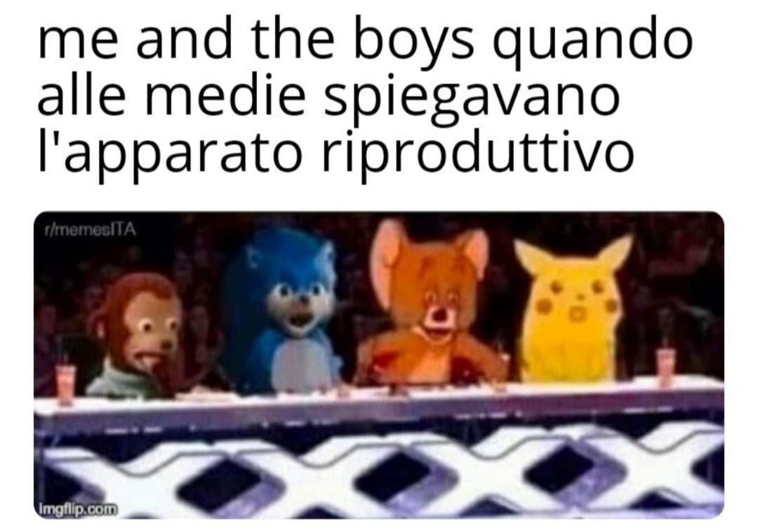 Io ridevo sotto i baffi