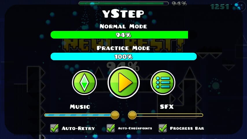 yStep 94%; (Progress #3)