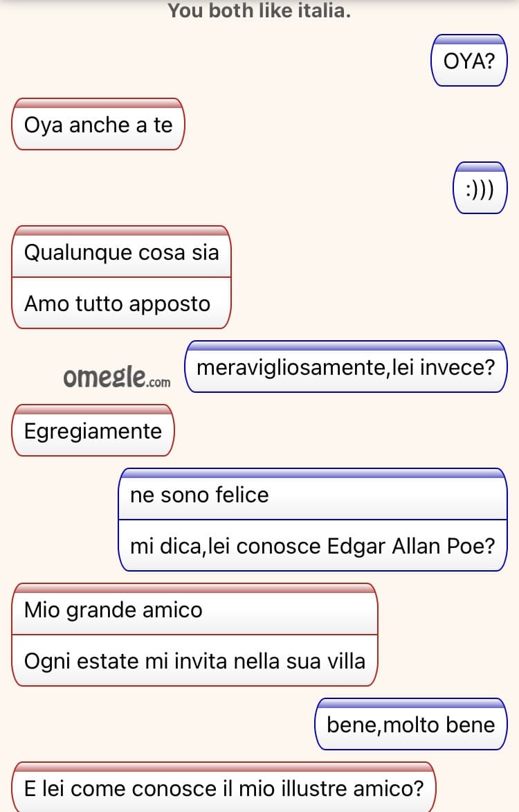 sto ridendo da mezz’ora