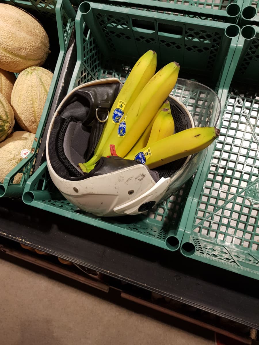 Un casco di banane