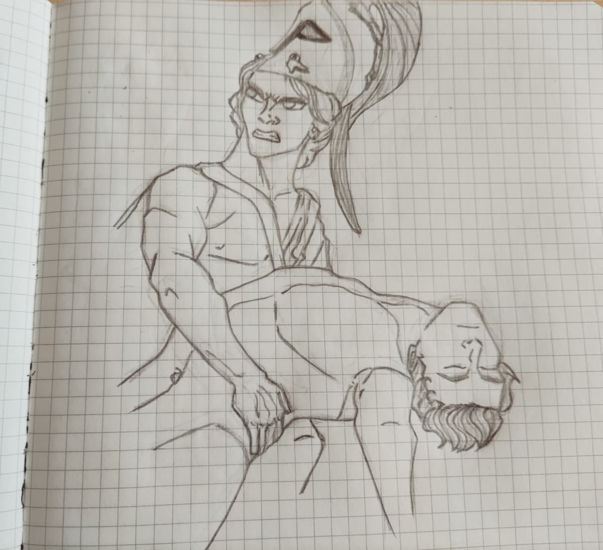 È bello passare del tempo a casa, posso dedicarmi ai miei hobby e così ho partorito questo disegno