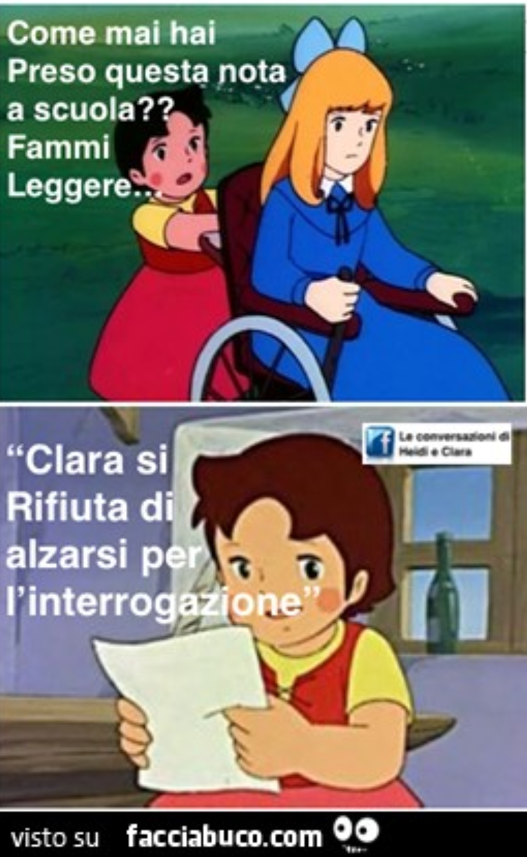 Povera Clara ?