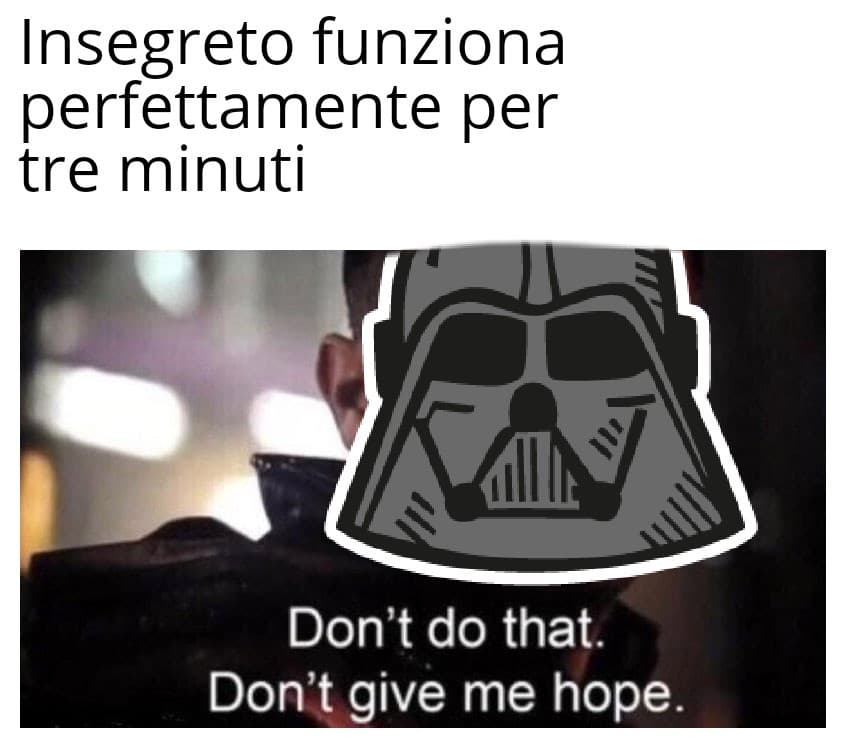 Sono stanco e non capisco perché mi suoni strano questa frase 