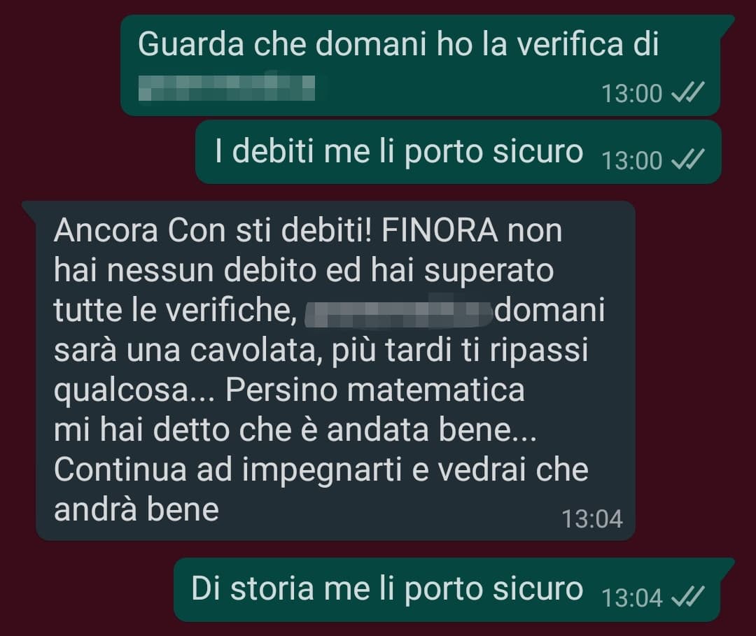 Si vede che credo molto nelle mie capacità. 