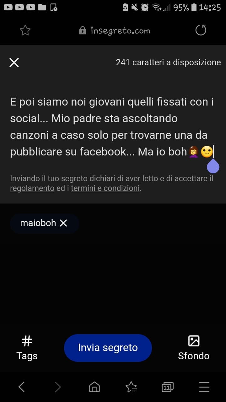 Perchè non me lo ha fatto pubblicare secondo voi?