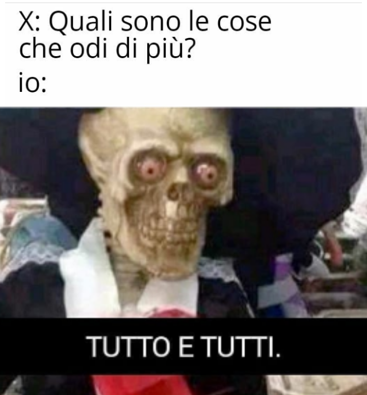 sicuramente non il mio occhio