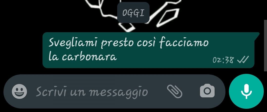 Raga basta per favore mi sta venendo fame