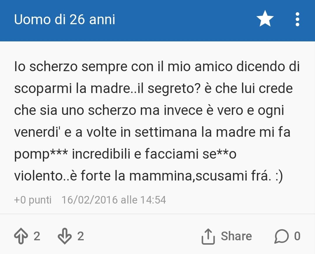 Che belli i segreti di tre anni fa