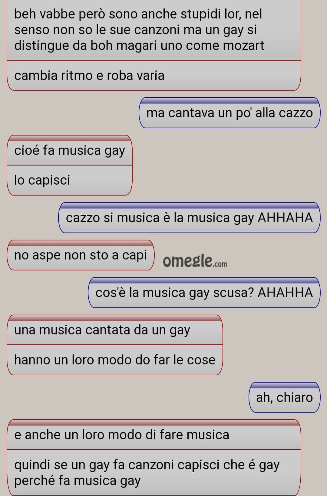 mi consigliate musica gay? ❤❤