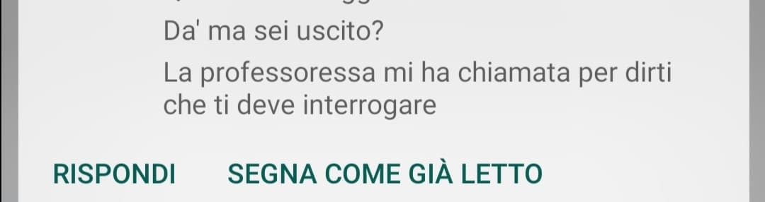 uh che bella giornata che è oggi, sarebbe davvero un peccato rimanere chiusi in casa a studiare, è il momento di passeggiare?