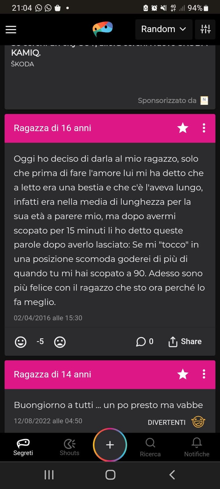 Rivolevate il 2016? Eccolo. I bei vecchi tempi dove su insegreto c'era di tutto e non ci si annoiava mai