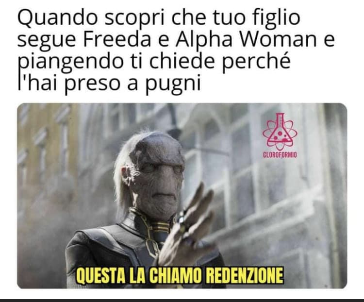 I meme su Freeda sono come i bambini con il canc...no aspe meglio di no 