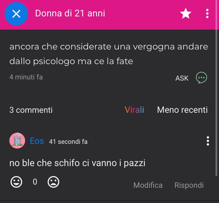 ho voglia di trollare