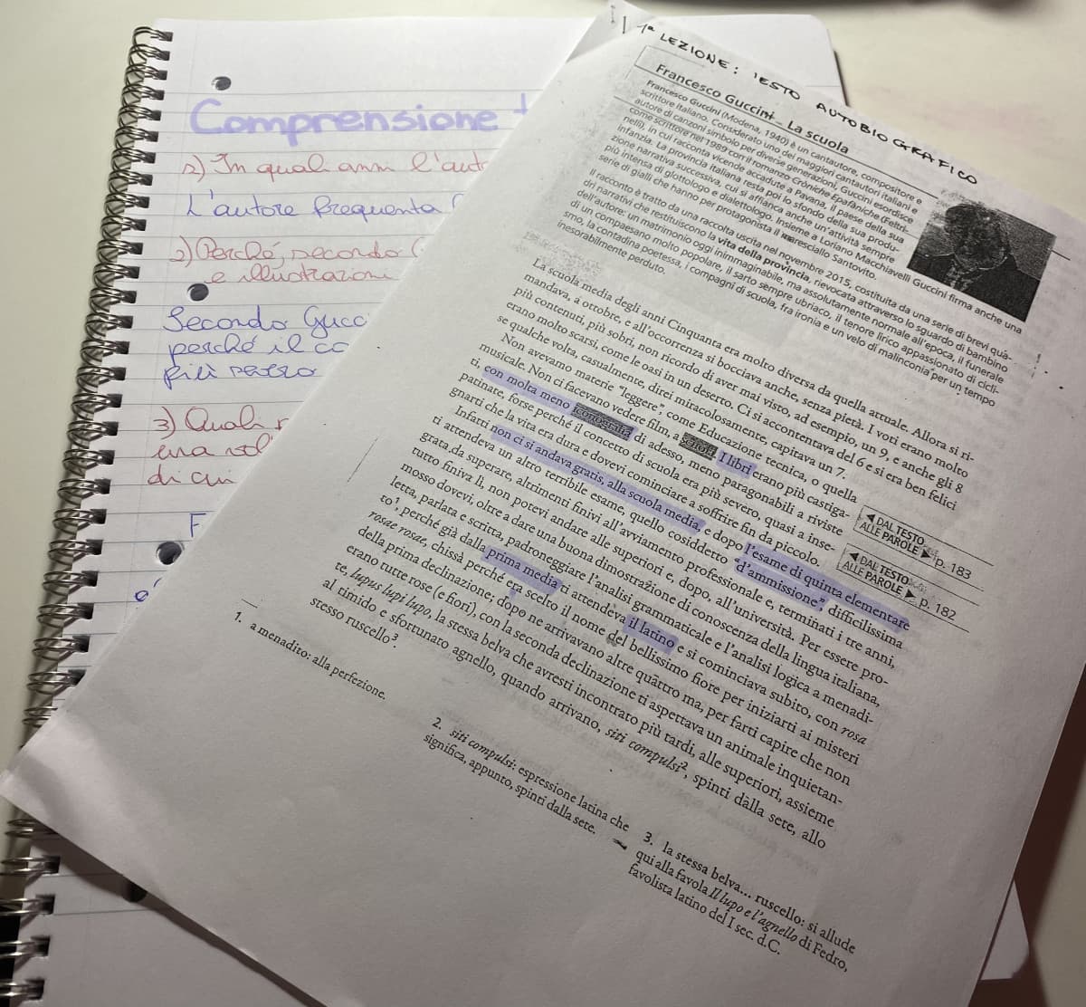 Terzo giorno di prima liceo e già mi stanno riempiendo di compiti. Mi stanno sul cazzo t u t t i e poi per non parlare di quelli di 3^ che quando passo nei corridoi mi guardano male o fanno tipo “bro guarda” dei versetti a caso ?. ps: no, non vado nuda a s