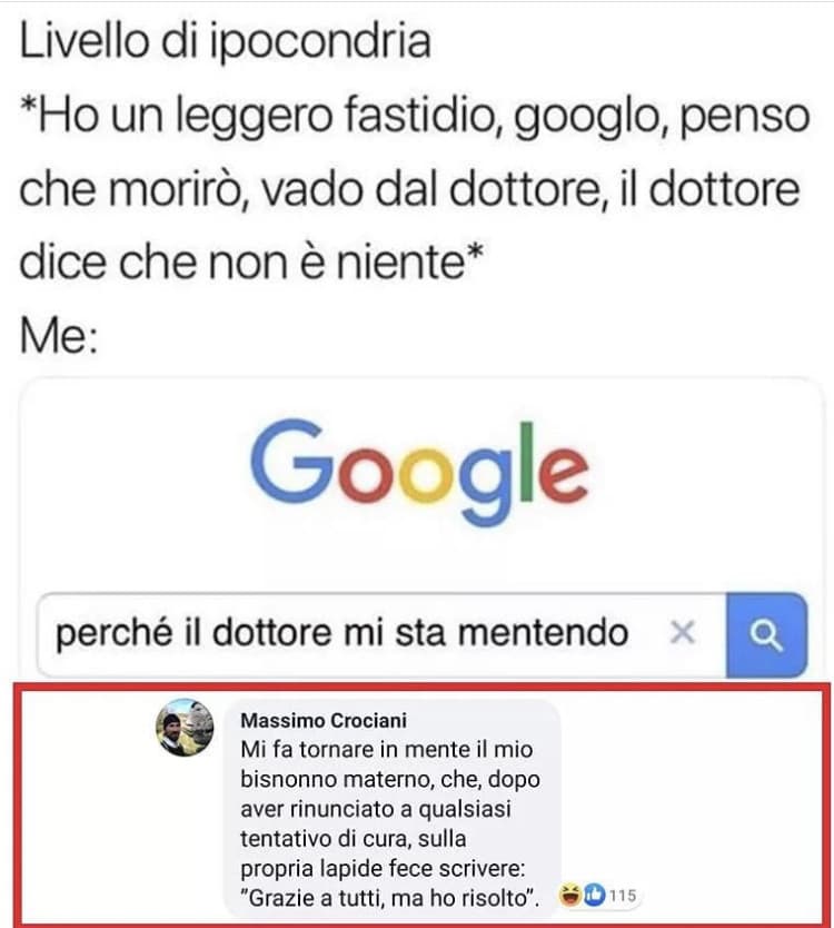 Ma sta parlando di me..