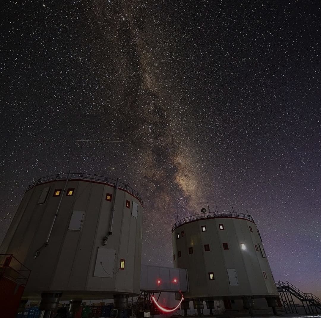 Via Lattea vista dall'Antartide