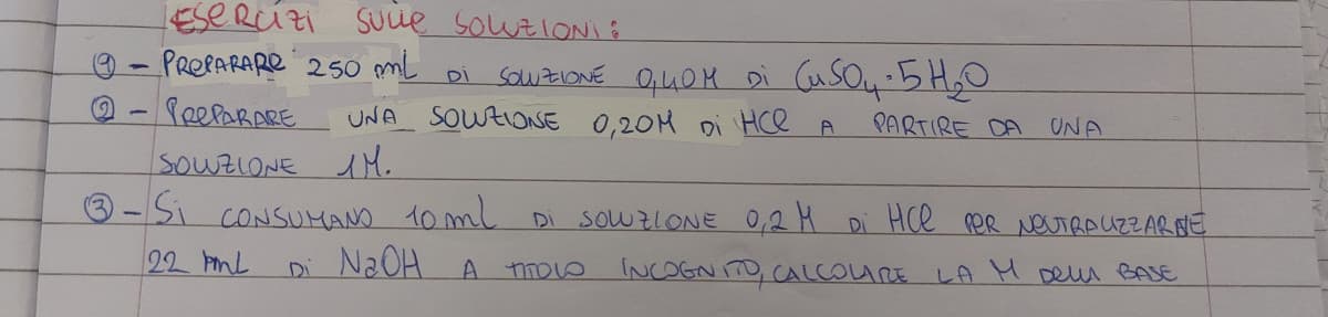 aiuto, qualcuno bravo in chimica e riesce a farli???