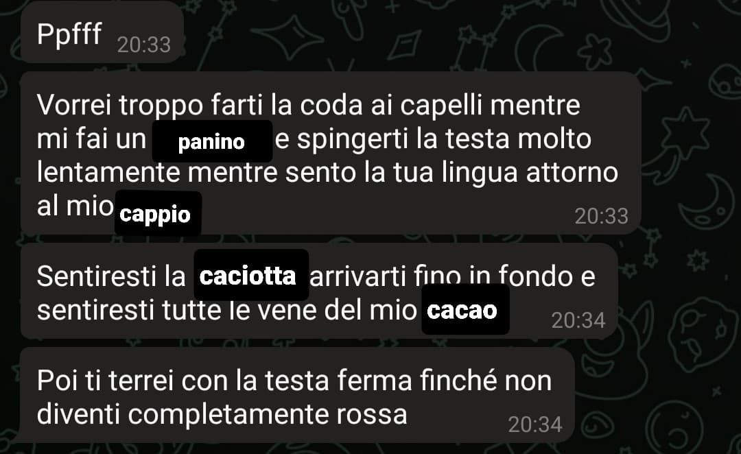 Che carinoo vuole farmi la coda mentre gli faccio un panino??