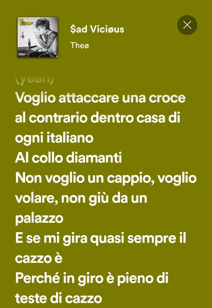 avete presente la voglia improvvisa di assumere sostanze che alterino la propria percezione delle cose fino a non capirci più nulla e e e