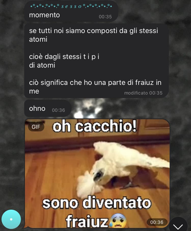 unostranozio quello un po’ coglione, mi bullizza???