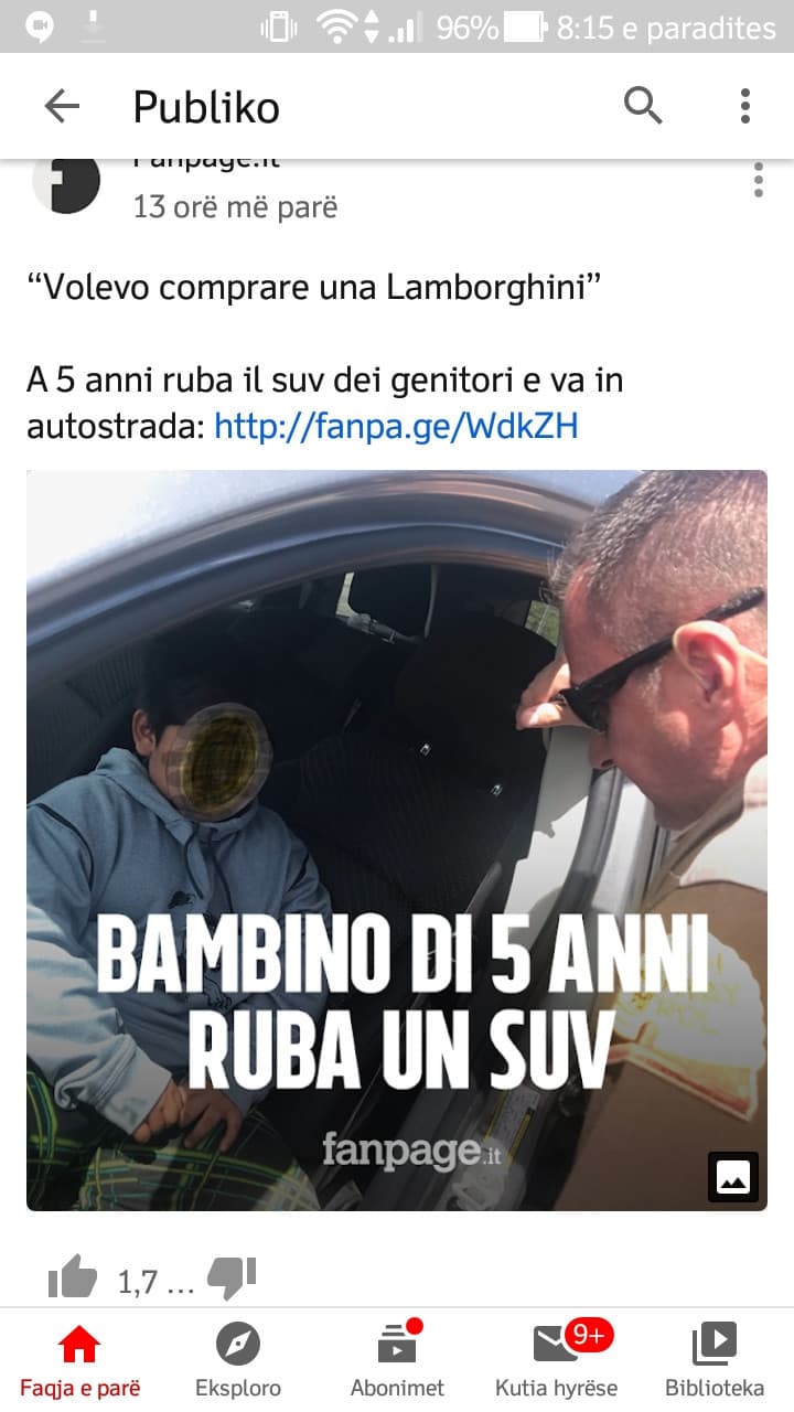 "Volevo comprare una Lamborghini" Cit.