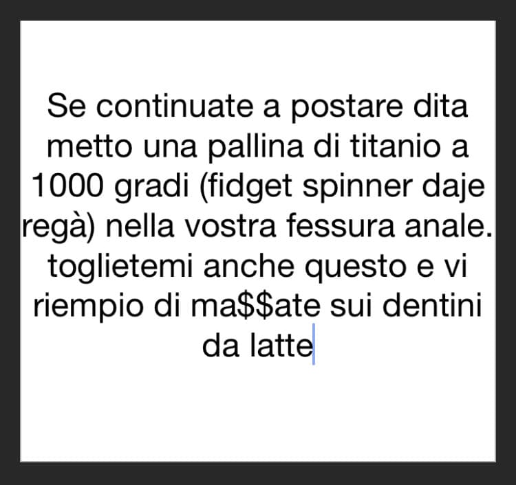 Strano ultimamente ogni minima cagata senza nemmeno una brutta parola o insulti mi viene tolta (ok quello di prima era top cattiveria ma parlavo in generaleh)