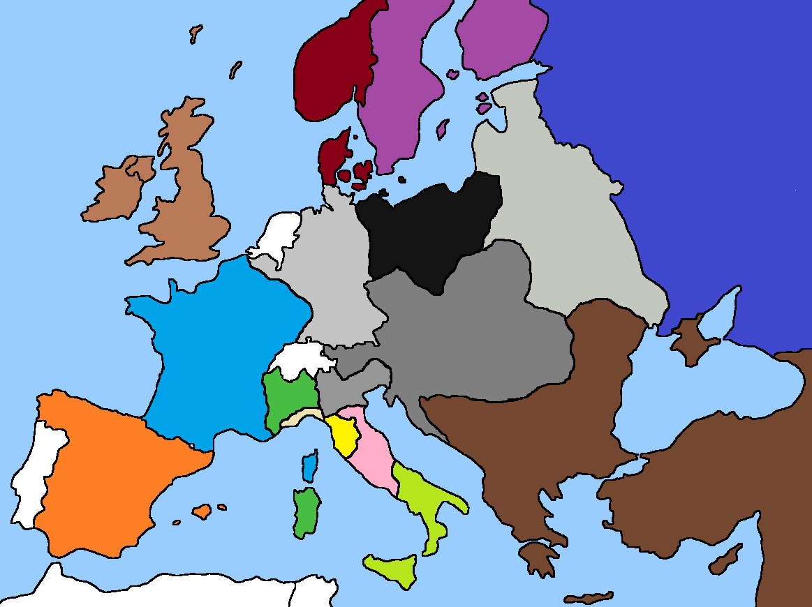 L'europa nel 1699