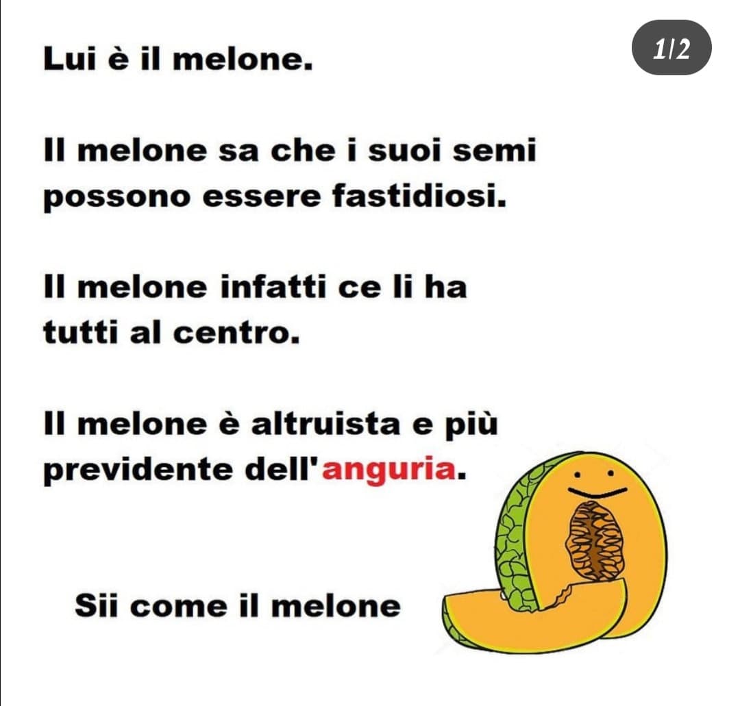 Voi siete team melone o team anguria?