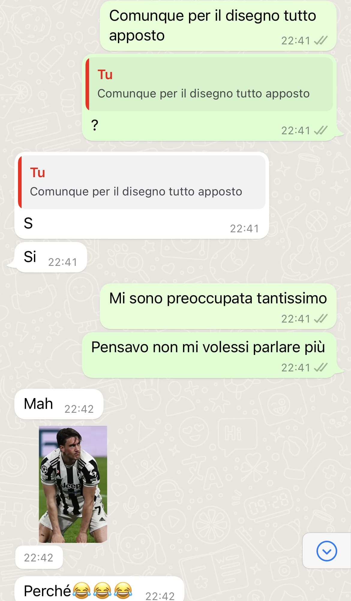 Menomale che c’è lui ,mi ero preoccupata veramente 