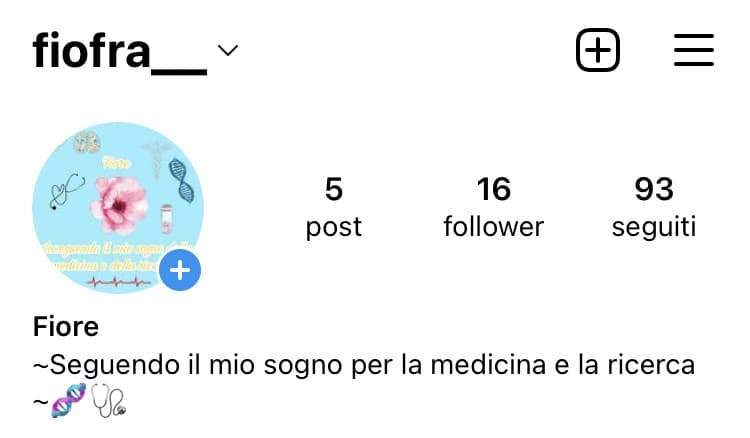 So che non dovrei ma se qualcuno fosse così gentile di seguire la mia pagina  Instagram sulla medicina.