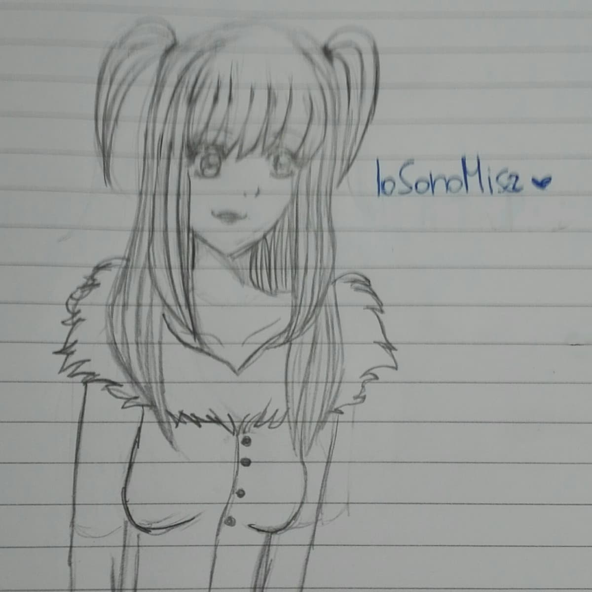 Ed ecco a voi Misa Amane disegnata male :3