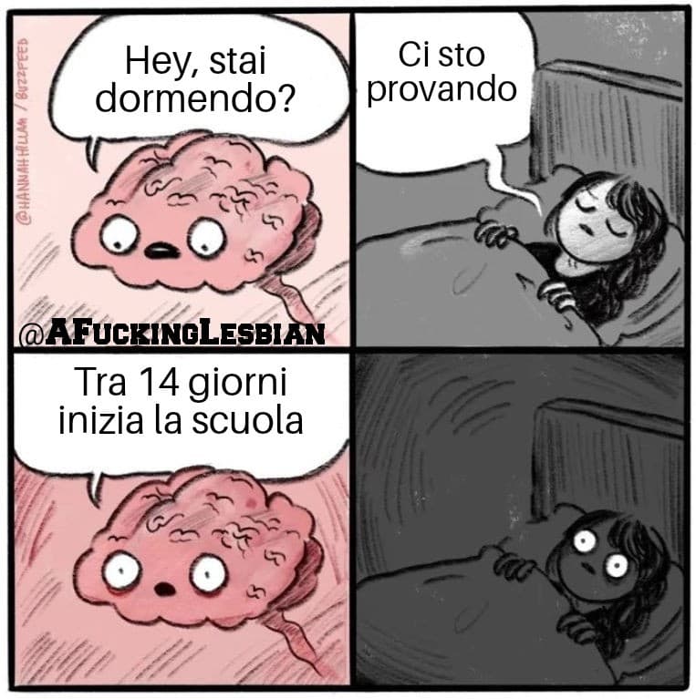 Oh Shit, io devo pure iniziare il liceo, mi sto cagando sotto