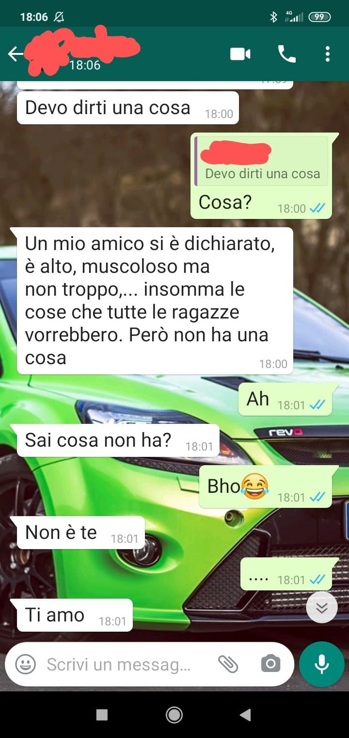 Io non me l'aspettavo...?