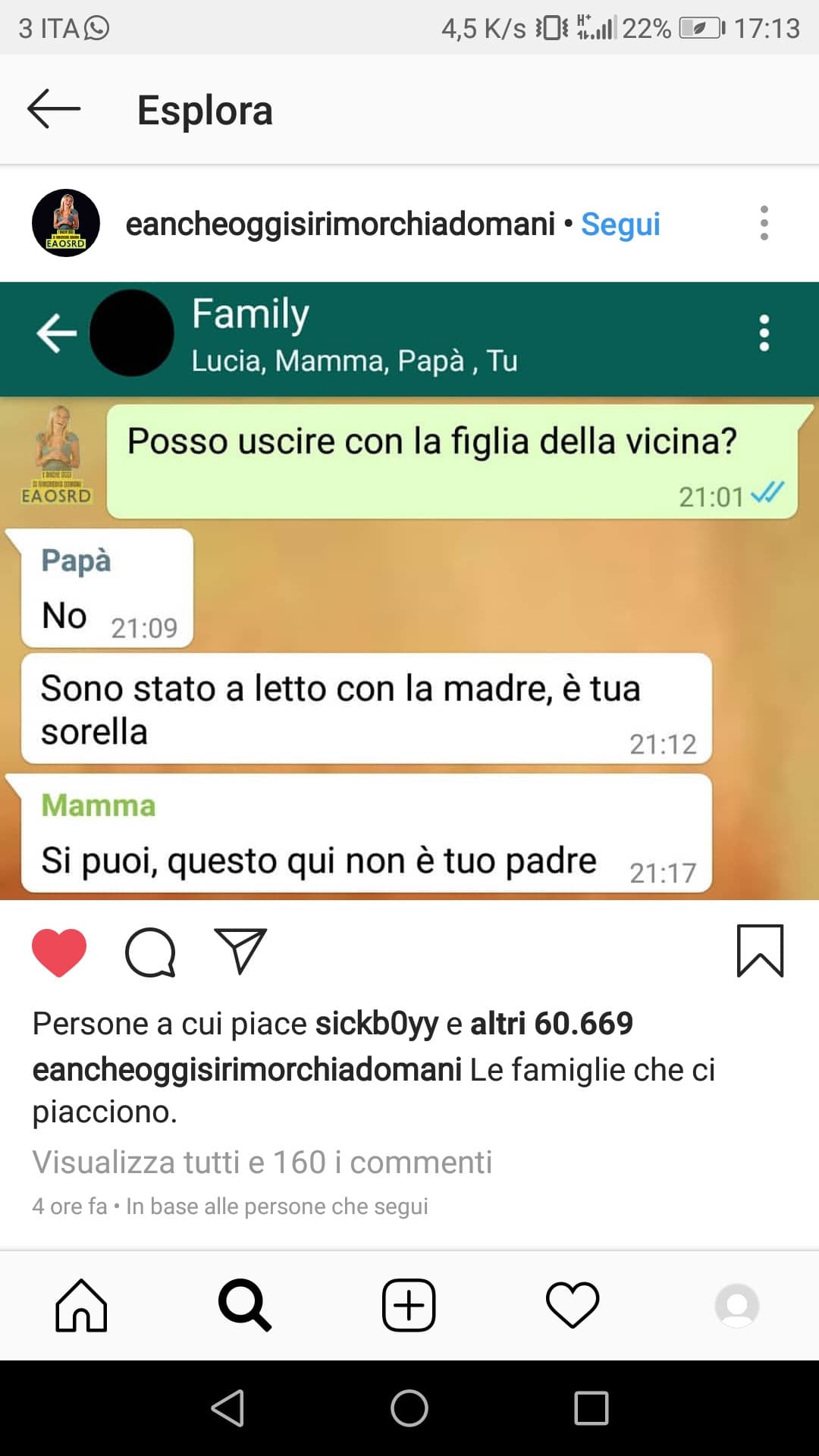 Ma può uscire si o no? 