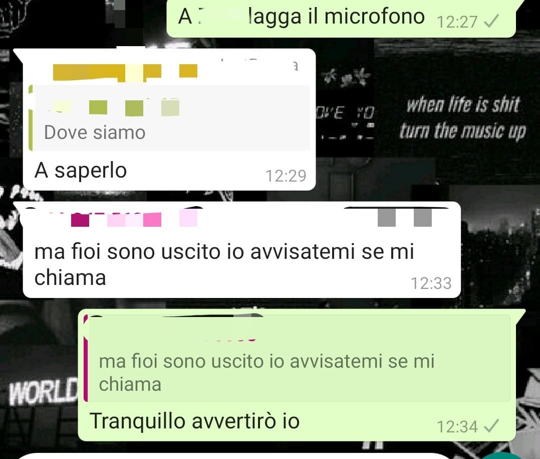 Il punto è che siamo in presenza