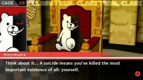 A deadly teddy bear said me not to kill myself