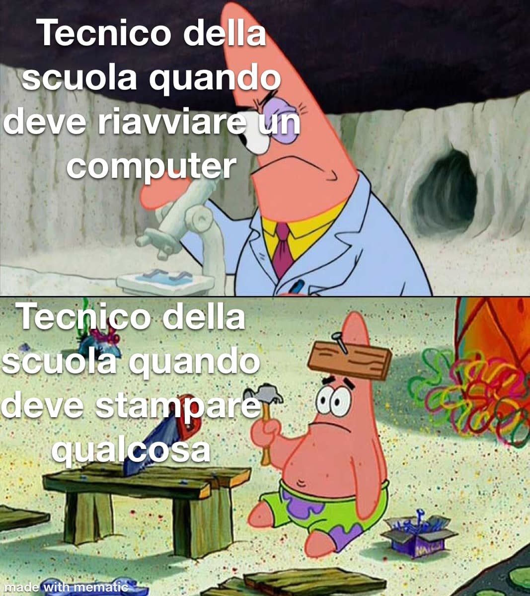 Non so se sia così solo nella mia scuola 