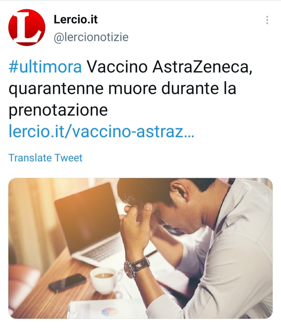 Una tragedia nella tragedia ?