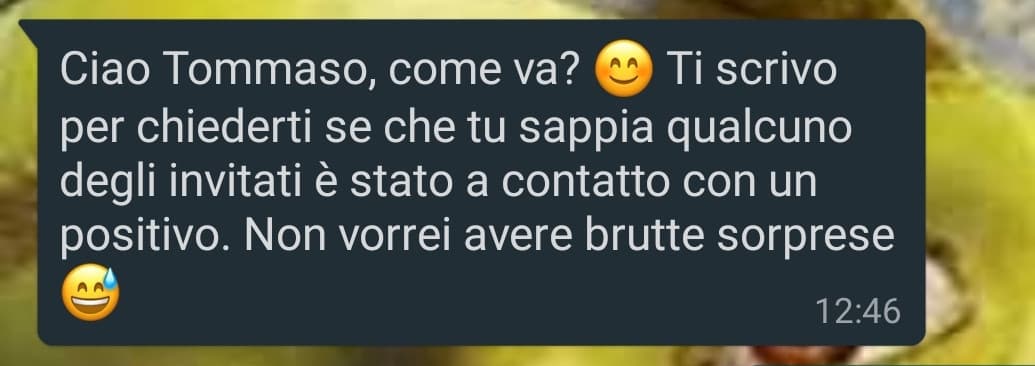 L'ultima volta che ci siamo parlati è stato 3 anni fa e ci siamo insultati pesantemente. Ha promesso che non mi avrebbe mai più parlato, stamattina invece